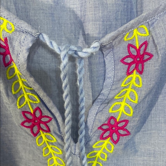 Talbots Blue 3/4 Sleeve Tunic 2X - Picture 4 of 5